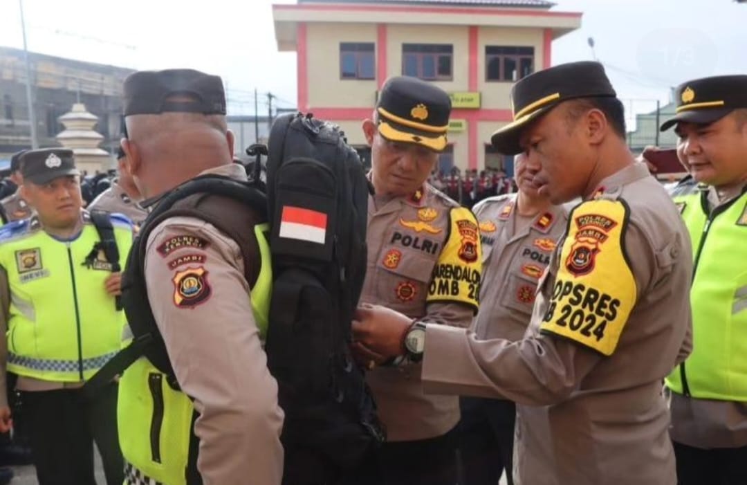 Kapolres Kerinci Pastikan Kesiapan Personelnya dalam Pengamanan Pelaksanaan Pemilu 2024