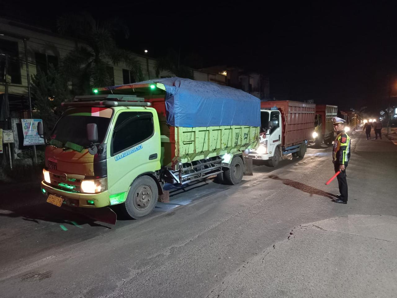 Mobilisasi Angkutan Batu Bara Kembali Disetop, Dirlantas Polda Jambi Sebut  Ada Perbaikan Jalan Nasional 