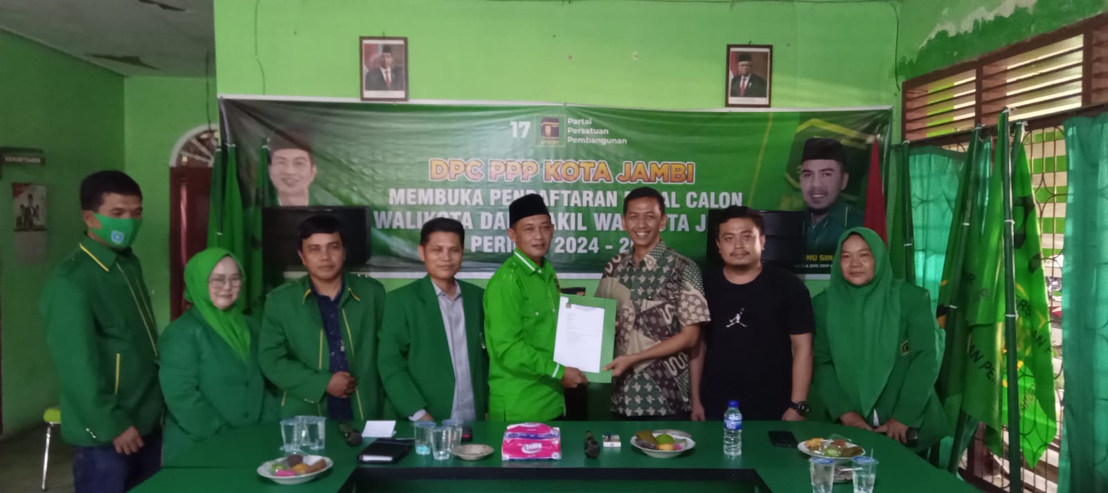 Ambil Formulir Cawako di PPP, Pardomuan Terus Bergerilya Cari Dukungan