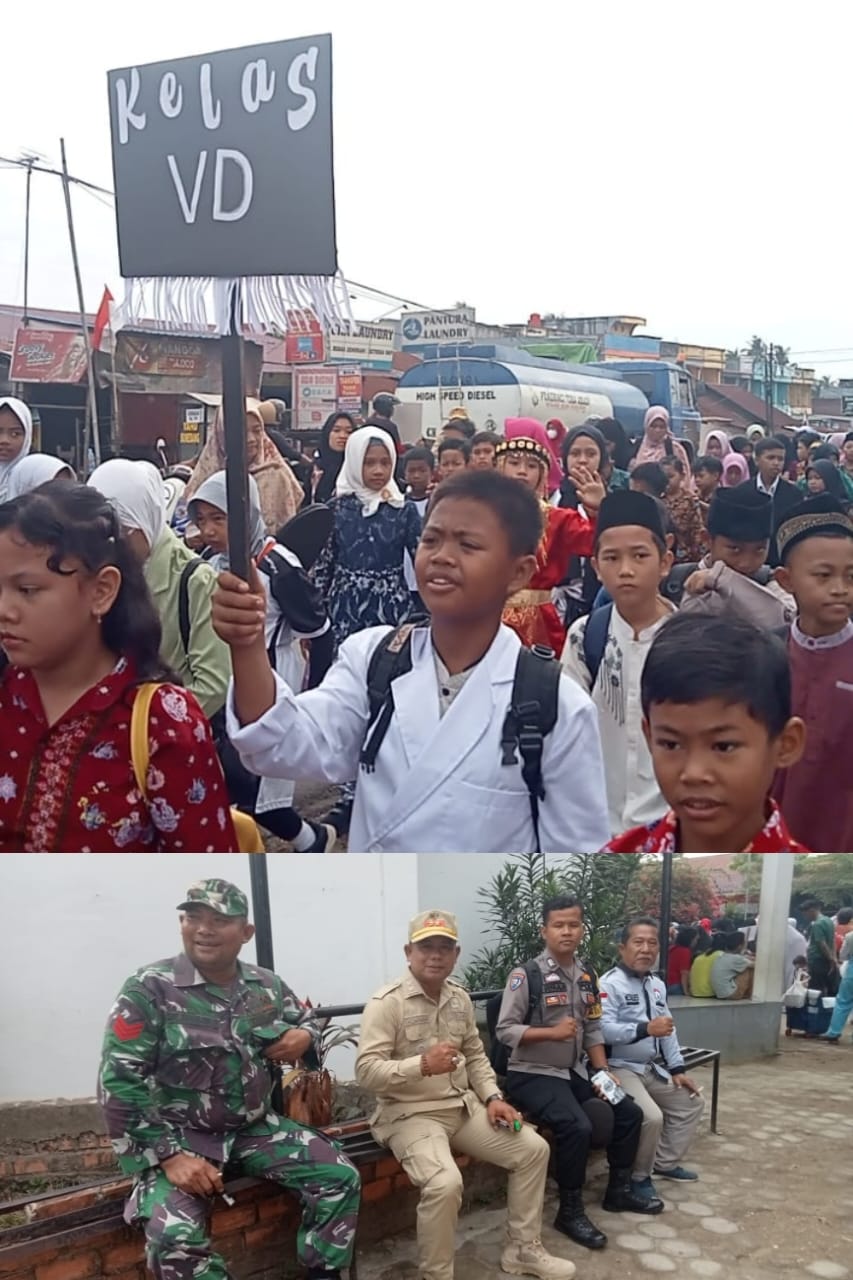 SD 207 Kota Jambi Antusias Ikuti Karnaval