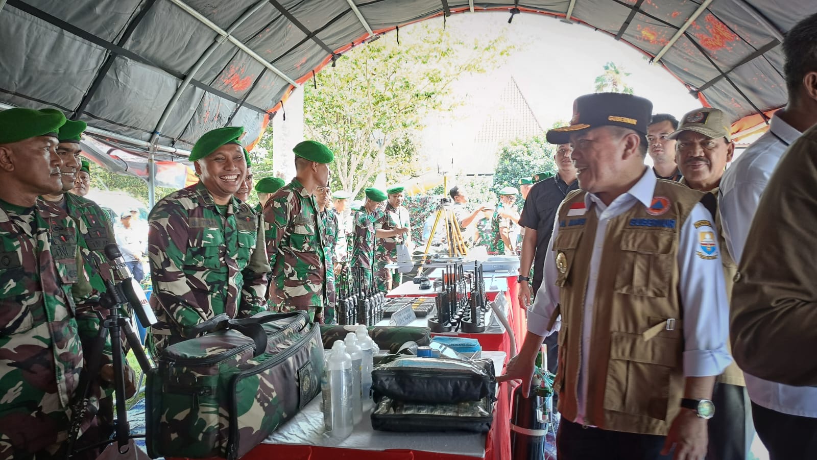 Gubernur Al Haris Ikuti Apel dan Simulasi Karhutla di Sumsel Dipimpin Menko Perekonomian Airlangga