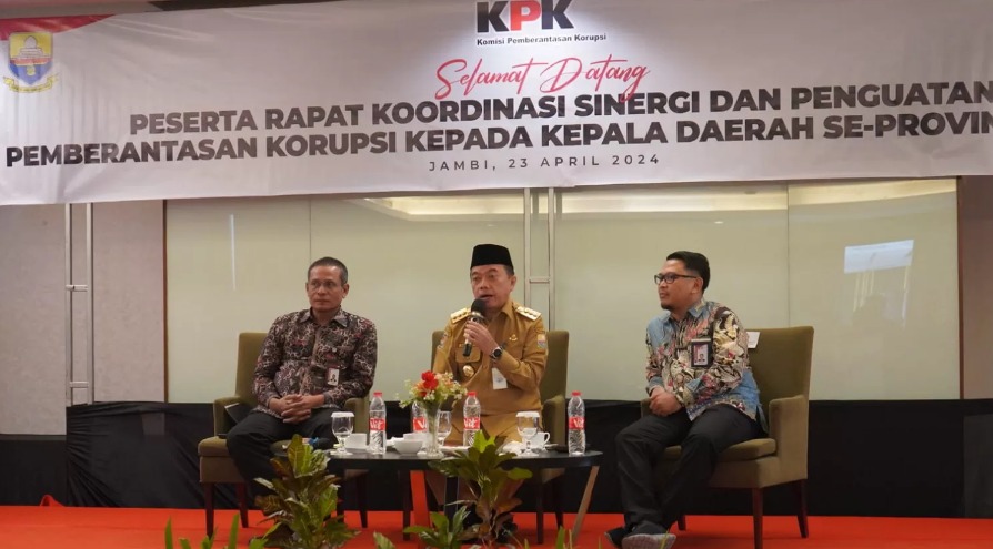 Gubernur: Pemprov Jambi dan Kabupaten/Kota Butuh Pembinaan KPK